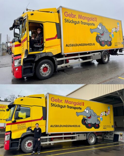 Unsere beiden Lernenden im zweiten Lehrjahr als Strassentransportfachmann EFZ, Timo & Jonas, hatten heute ihre allererste Fahrstunde mit dem Lastwagen (Kat. C). 🚚 

Wir wünschen den beiden weiterhin viel Freude am Lehrberuf und allzeit gute Fahrt. 🍀🐷🐞