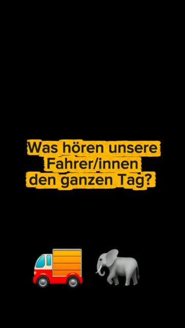 🤔 Hast du dich auch schon einmal gefragt, was unsere Fahrer/innen den ganzen Tag für Musik hören? 🎶 

Die Musikwahl ist so vielseitig wie der Job. 🚚🐘

Und was hörst du so, wenn du auf der Strasse unterwegs bist? 🛣️ Schreibs in die Kommentare!

#gebrmangoldag#transportundlogistik